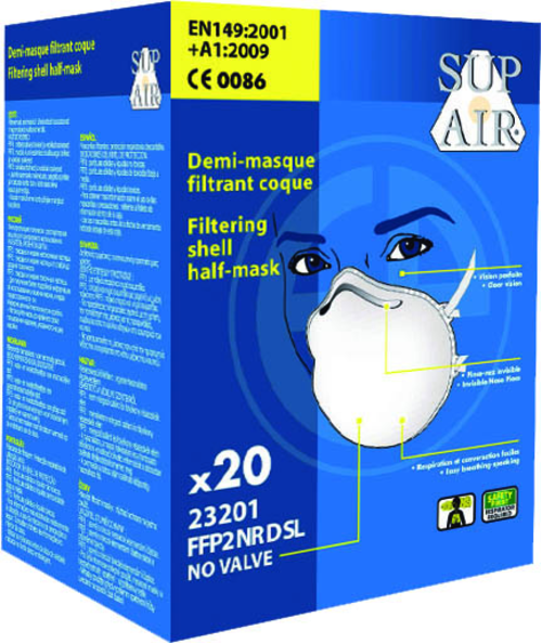 FFP2SL NR D CSÉSZE FORMÁJÚ PORMASZK - Image 5