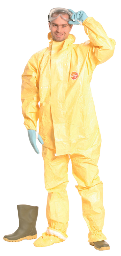 TYCHEM 2000 C SÁRGA VEGYSZERÁLLÓ + ZOKNI_XL
