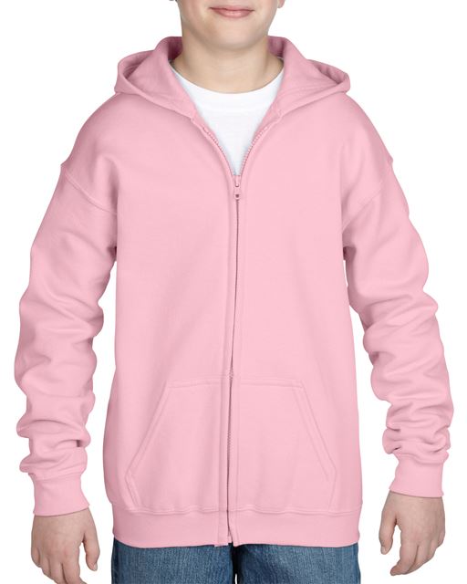 HEAVY BLEND™ YOUTH FULL ZIP HOODED SWEATSHIRT - Image 3