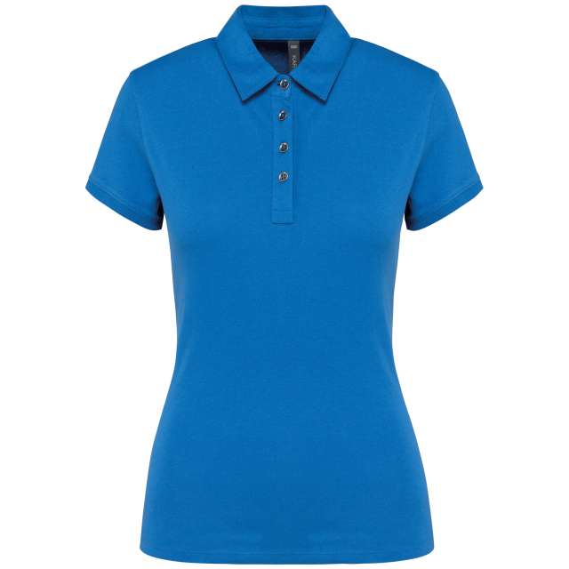 LADIES' SHORT SLEEVED JERSEY POLO SHIRT - Image 10