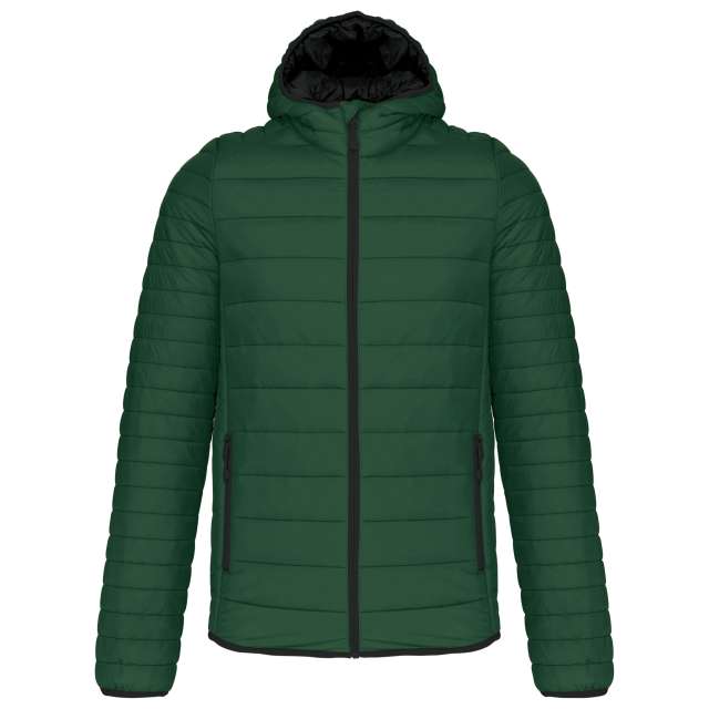 MEN'S LIGHTWEIGHT HOODED PADDED JACKET - Image 9
