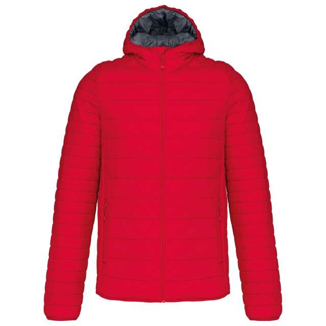 MEN'S LIGHTWEIGHT HOODED PADDED JACKET - Image 5