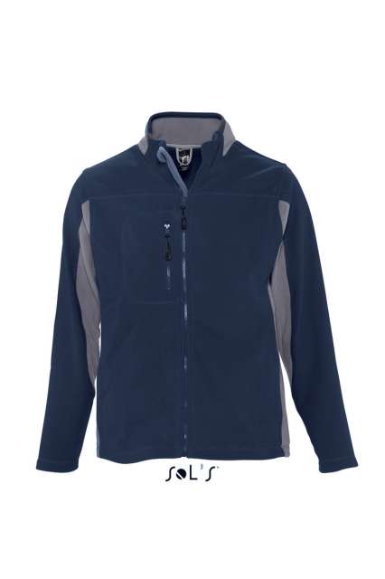 SOL'S NORDIC - MEN’S TWO-COLOUR ZIPPED FLEECE JACKET - Image 4